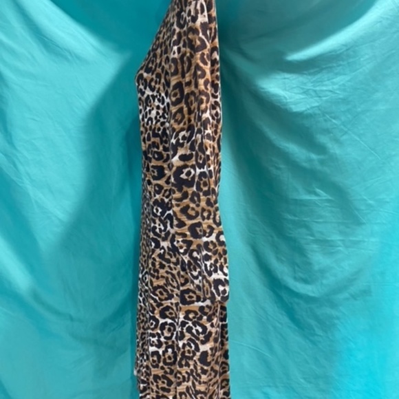 Boston Proper Leopard Print Dress - Picture 7 of 11